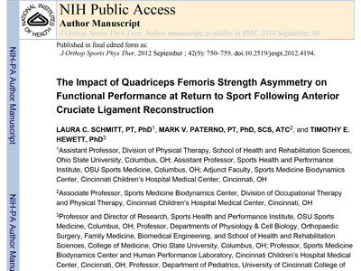 ACL Expertise